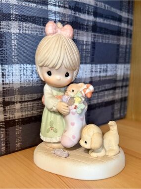 Precious Moments Figurine May Your Holiday Be Filled With Christmas Cheer- 2004